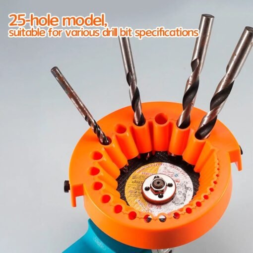Grinder to Drill Bit Sharpener Attachment – Universal Angle Grinder Sharpening Tool