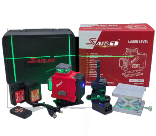 Laser-Level-16-line-510x444-1.png Sarred 16 – Line 4D Laser Level – High – Precision Self – Leveling Tool