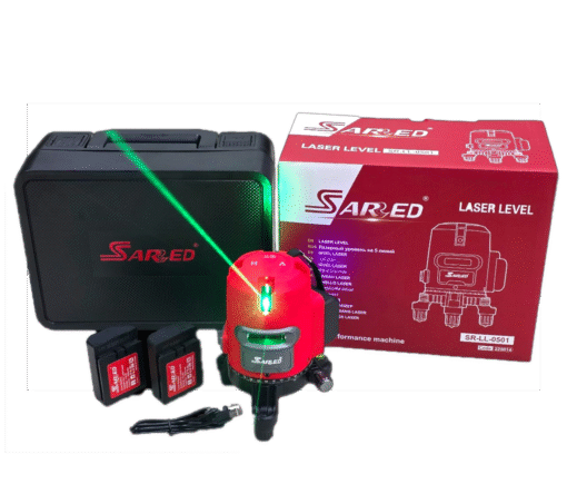 Sarred 5 – Line Laser Level – Self – Leveling Tool for Precision Work