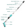 Mini Portable Ceiling Nail Gun – Low‑Noise Manual Fastening Tool