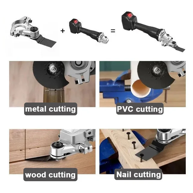 Angle Grinder Conversion Universal Head Adapter Converter M10 Thread for Type 100 Swing Saw Cutter