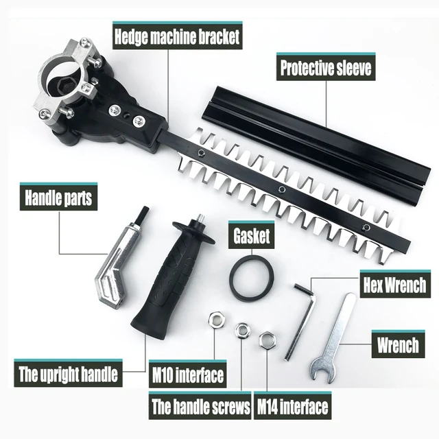 Universal Hedge Trimmer Attachment for Brush Cutter & Grass Trimmer