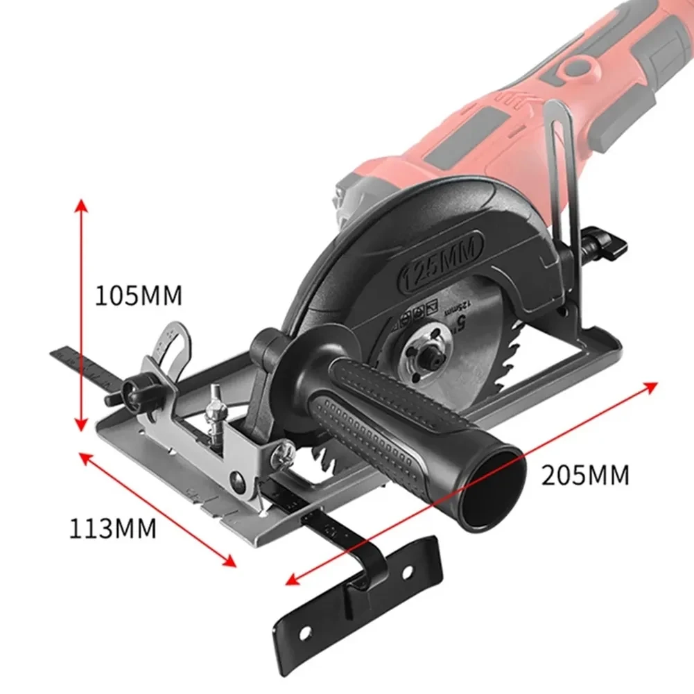 Angle Grinder Converter To Circular Saw Cutting Machine Circular Saw Bracket Base Woodworking Table Tool