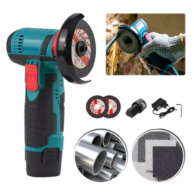 12V 3 Inch Mini Angle Grinder 19500rpm Cordless Mini Angle Grinder