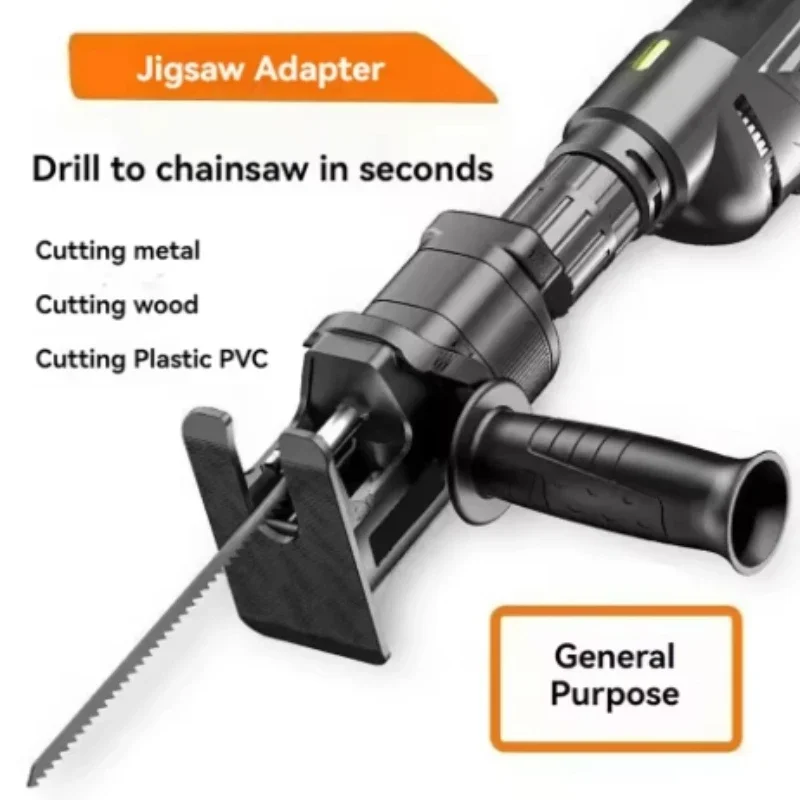 Jigsaw Adapter Electric Drill To Electric Saw for Wood Metal Cutting