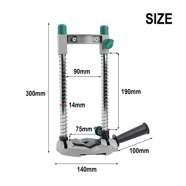 Horizontal Position Drill Holder Stand Electric Drill Electric Hammer Drill Press Sturdy Construction