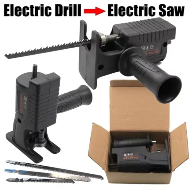 Jigsaw Adapter Electric Drill To Electric Saw for Wood Metal Cutting