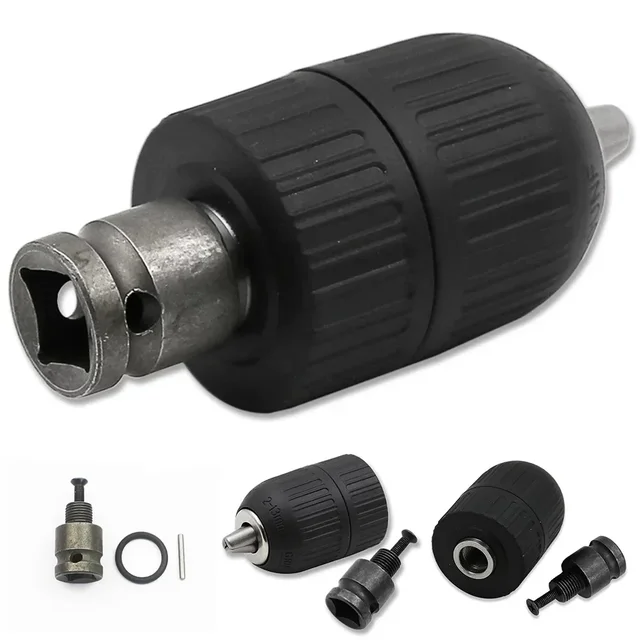 Impact Wrench to Drill Converter Attachment for Drill Bits