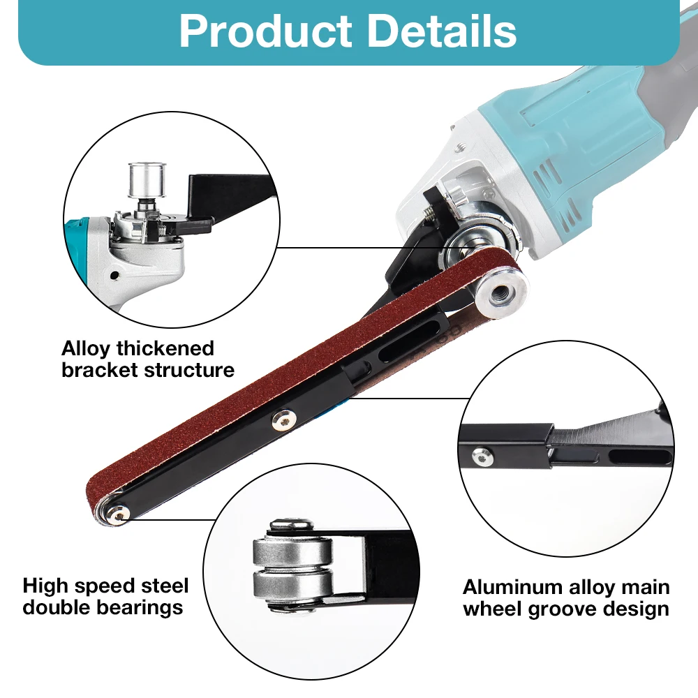 Grinder to Belt Sander Attachment