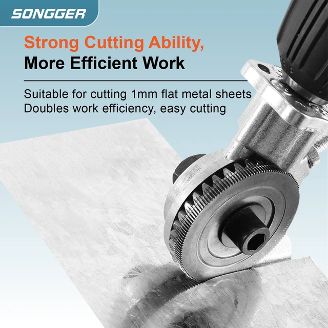 Drill Attachment Metal Nibbler Sheet Metal Cutter