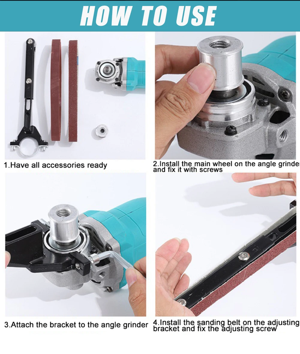 Angle Grinder to Belt Sander Attachment