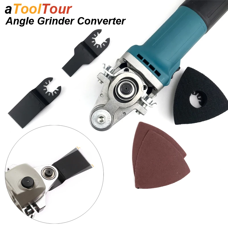 Angle Grinder Conversion Universal Head Adapter Converter M10 Thread for Type 100 Swing Saw Cutter