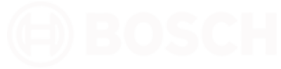 Bosch white logo on transparent background.